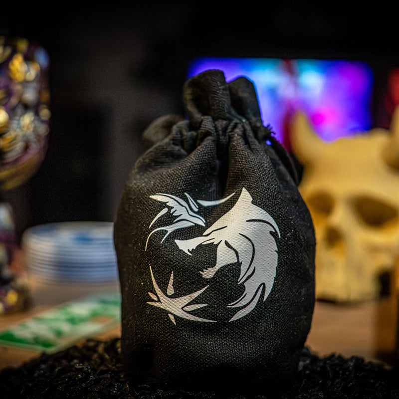 The White Wolf, Drawstring Dice Pouch, Witcher