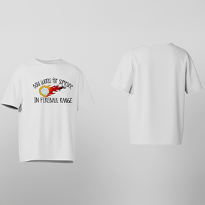 D&D T-Shirt, In Fireball Range, Light Cotton, Unisex