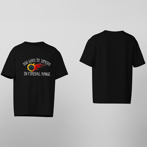 D&D T-Shirt, In Fireball Range, Light Cotton, Unisex