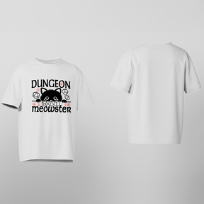 D&D T-Shirt, Dungeon Meowster, Light Cotton, Unisex