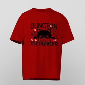 D&D T-Shirt, Dungeon Meowster, Light Cotton, Unisex