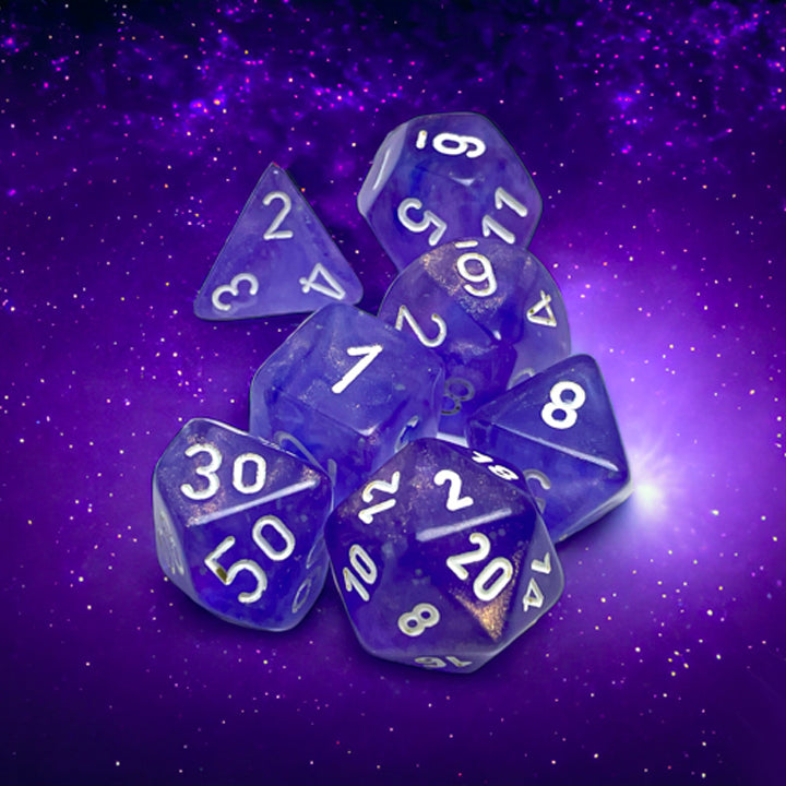 7 Zaruri Chessex, Borealis Purple/White Luminary