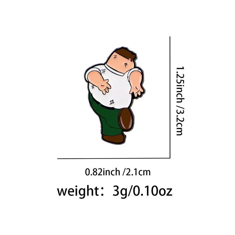 Peter Griffin, Family Guy, Metal Pin