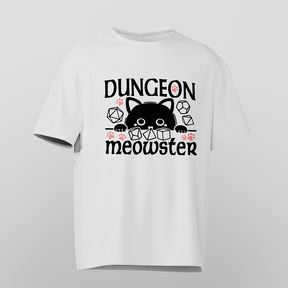D&D T-Shirt, Dungeon Meowster, Light Cotton, Unisex