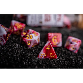 Fire Opal, Elemental Series, Dice Set