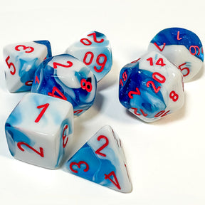 7 Zaruri Chessex, Gemini Astral Blue-White/Red