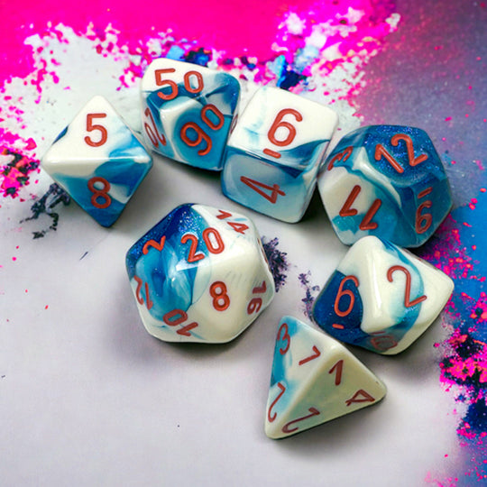 7 Zaruri Chessex ~ Gemeni Blue-Alb/Roșu