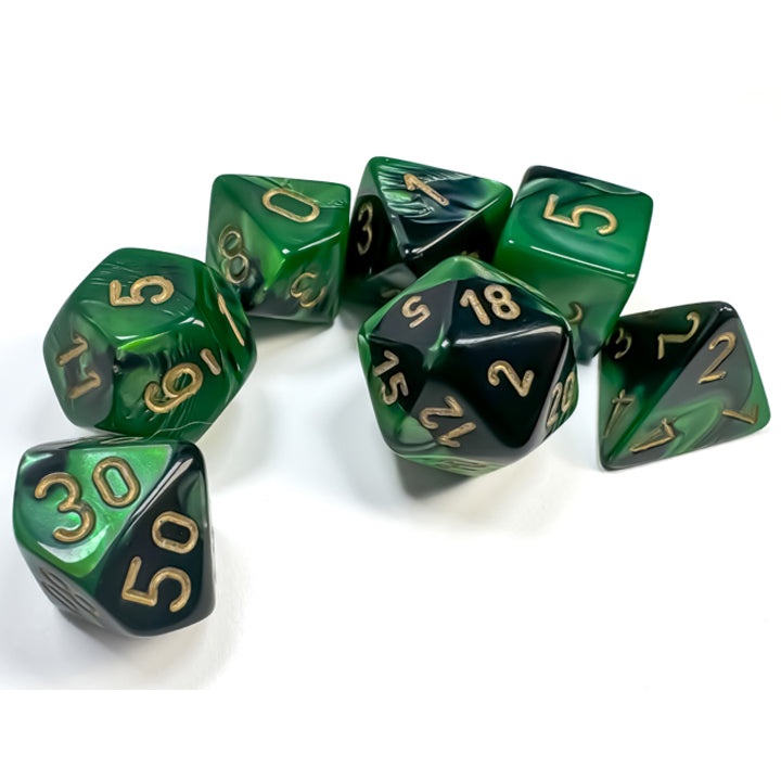 7 Zaruri Chessex, Gemini Black-Green/Gold