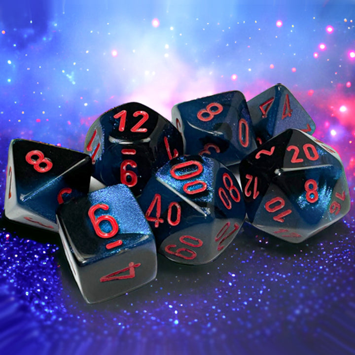 7 Zaruri Chessex, Gemini Black-Starlight/Red