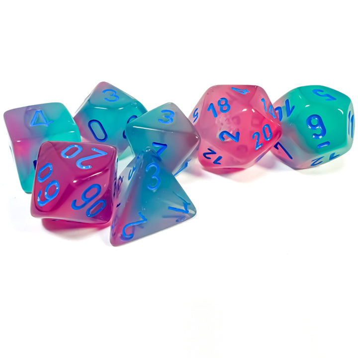 7 Zaruri Chessex, Gemini Gel Green-Pink/Blue Luminary