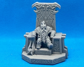 Alvar - Dwarven King on Throne