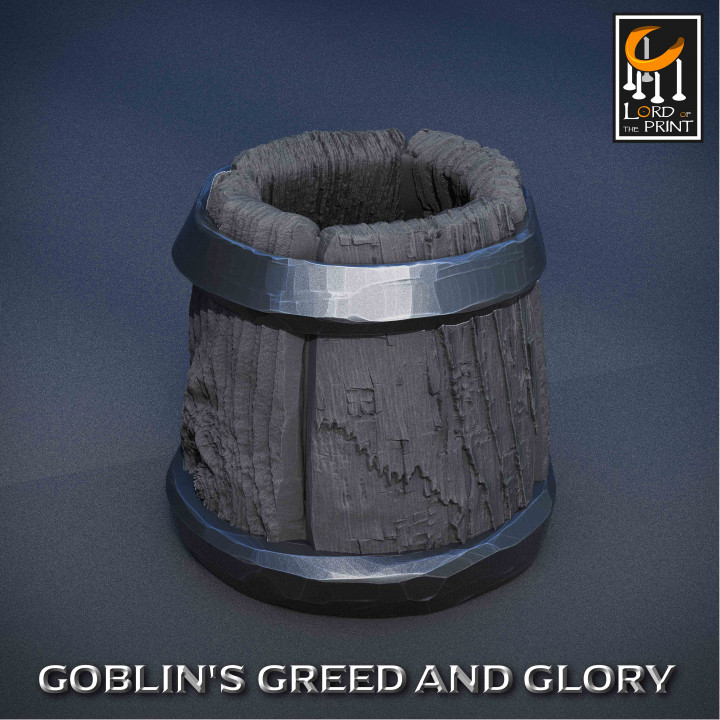 Goblin Props - Empty Barrel and Mug