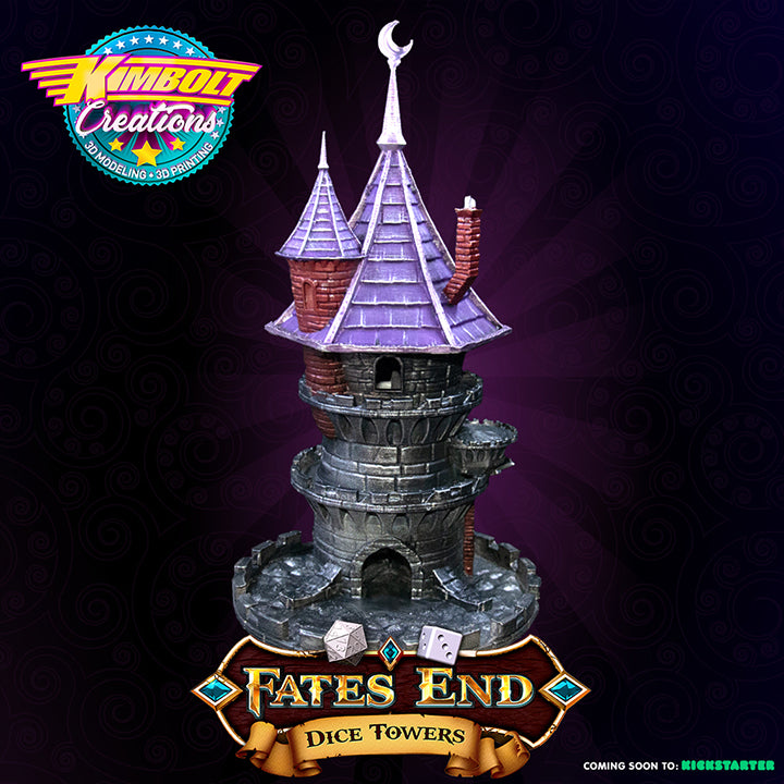 FatesEnd Wizard's Dice Tower + Tray