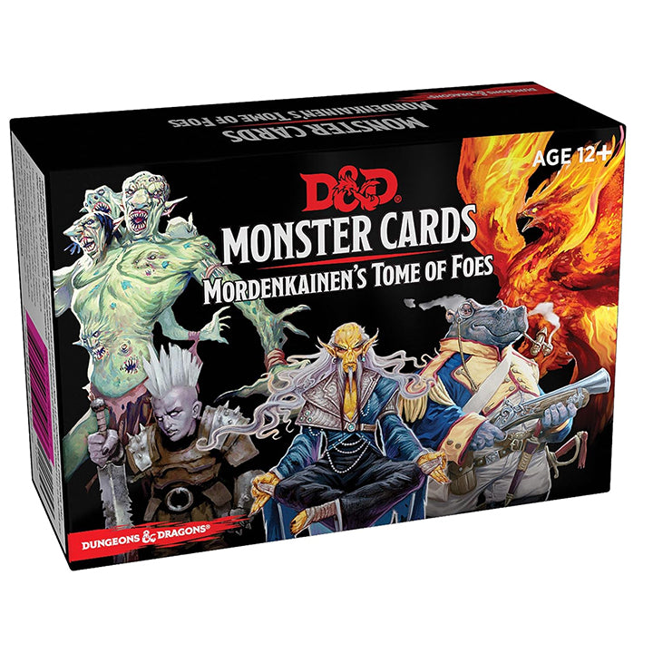 D&D, Monster Cards Mordenkainen's Tome Of Foes (109 CARDS)