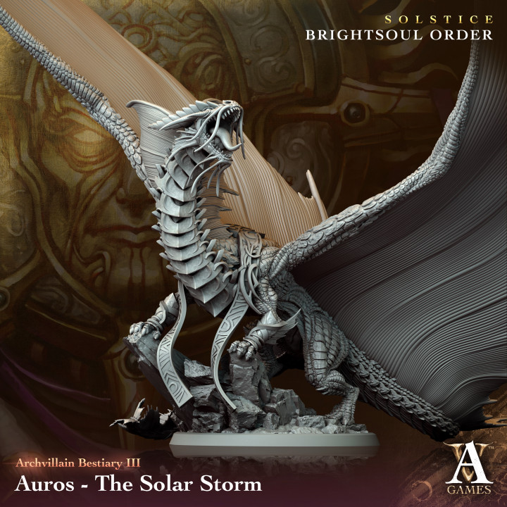 Auros, The Solar Storm Dragon