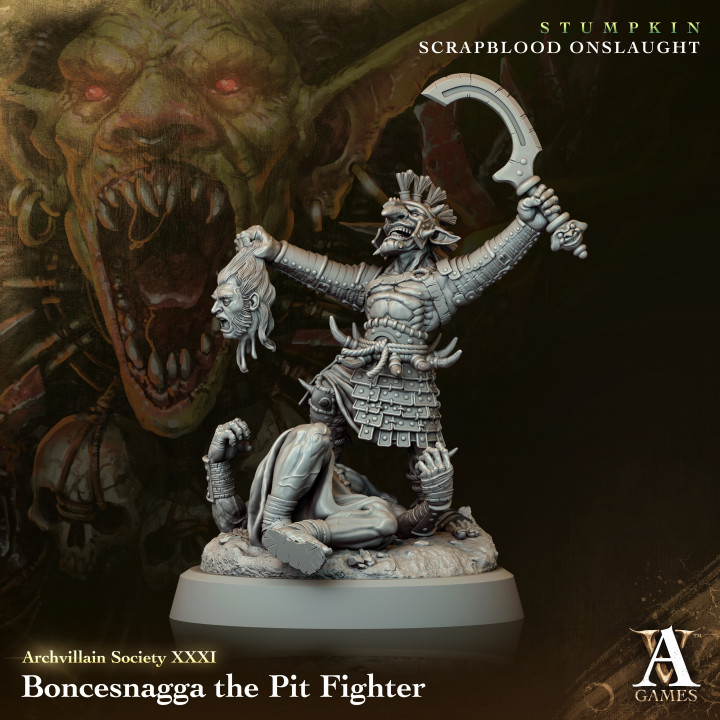 Boncesnagga, the Pit Fighter Goblin