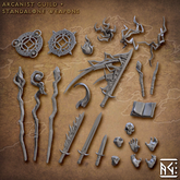 Modular Weapons & Hands Set, Arcanist's Guild