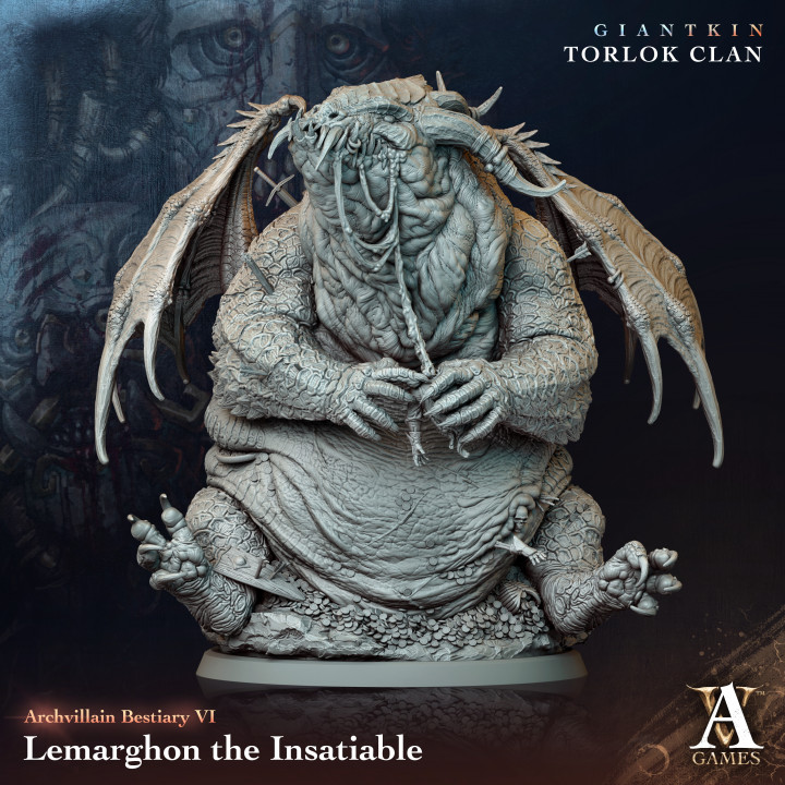 Lemarghon the Insatiable Dragon