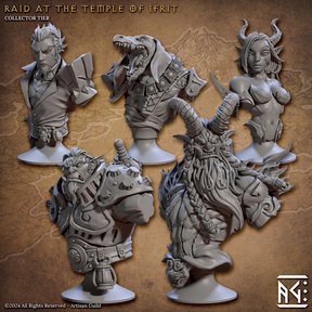 Raid at the Temple of Ifrit, Busts Bundle