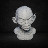 Gollum, Lord of the Rings, Bust Statue