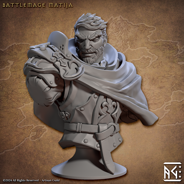 Battlemage Matija, Bust