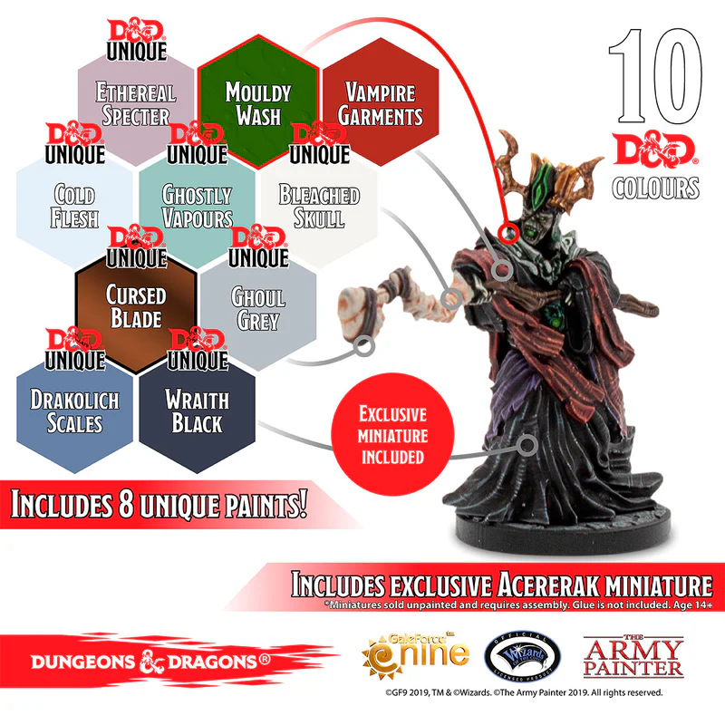 The Army Painter, D&D Nolzur's Marvelous Pigments: Undead Paint Set