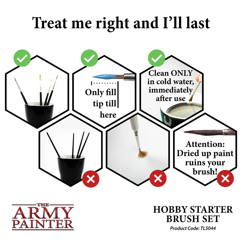 The Army Painter, Hobby Starter Brush Set