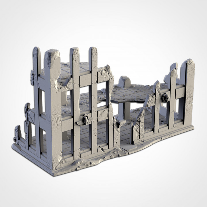 Main Entrance Ruin, Modular Warhammer 40K Terrain