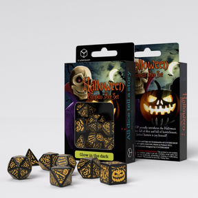 Halloween Pumpkin: Jack O’Lantern Dice Set