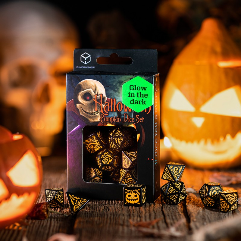 Halloween Pumpkin: Jack O’Lantern Dice Set