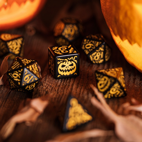 Halloween Pumpkin: Jack O’Lantern Dice Set