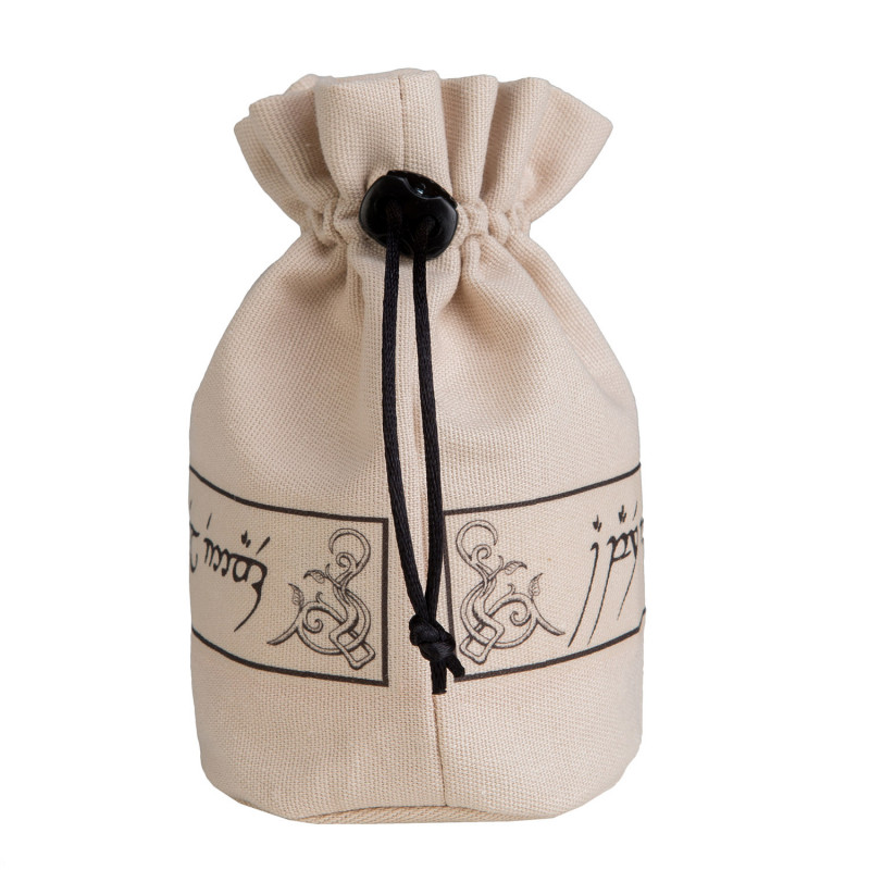 Elvish Beige & Black Dice Pouch