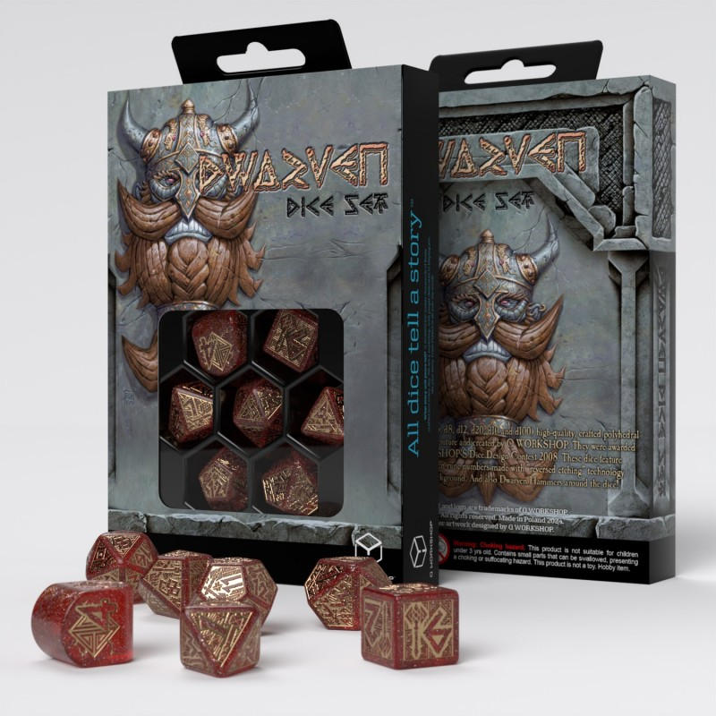 Dwarven Dice Set: Jewels