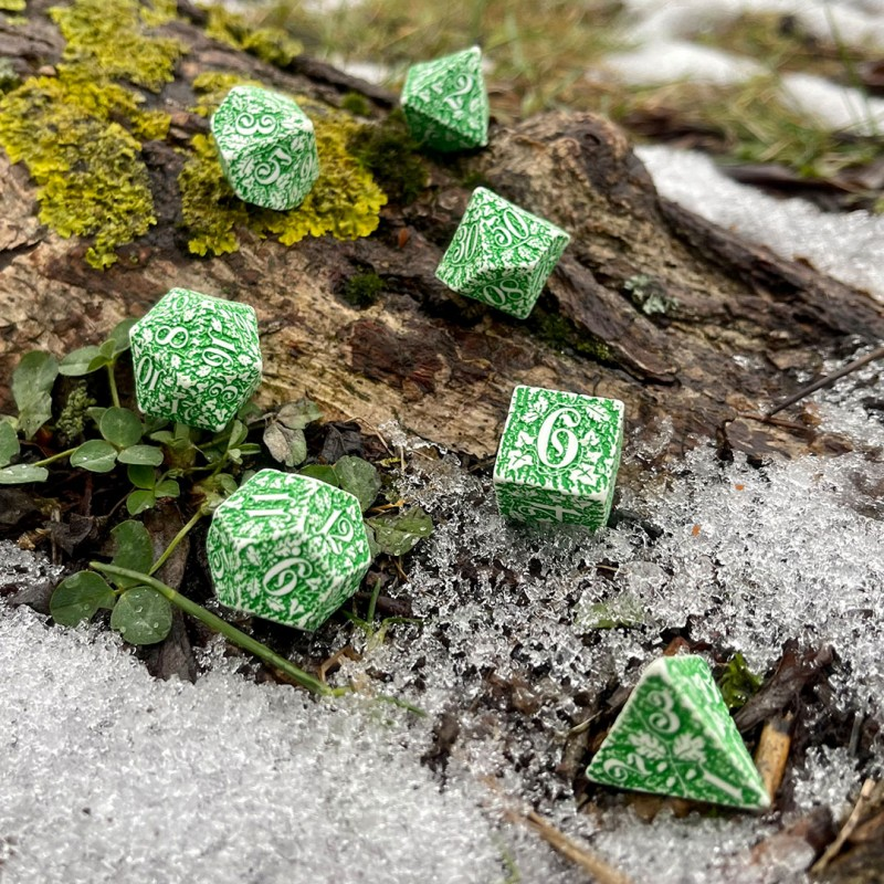 Forest Dice Set: Tundra