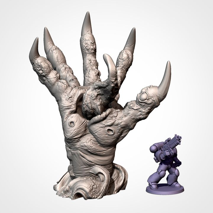 Chaos Daemon Hands Pack, Modular Warhammer 40K Terrain