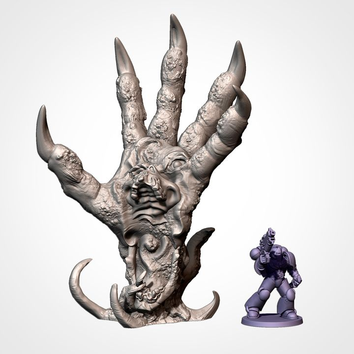 Chaos Daemon Hands Pack, Modular Warhammer 40K Terrain