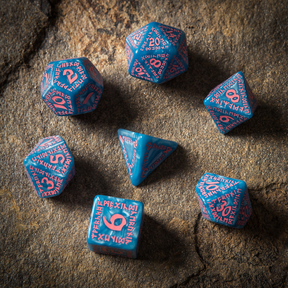 Runic Glacier & pink Dice Set