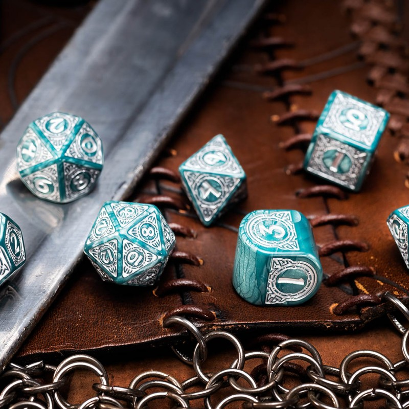 Viking Modern Dice Set: Mjolnir