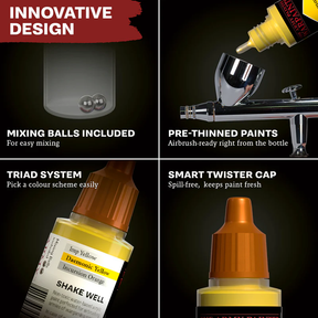 The Army Painter, Airbrushing Warpaints Set de Inceput