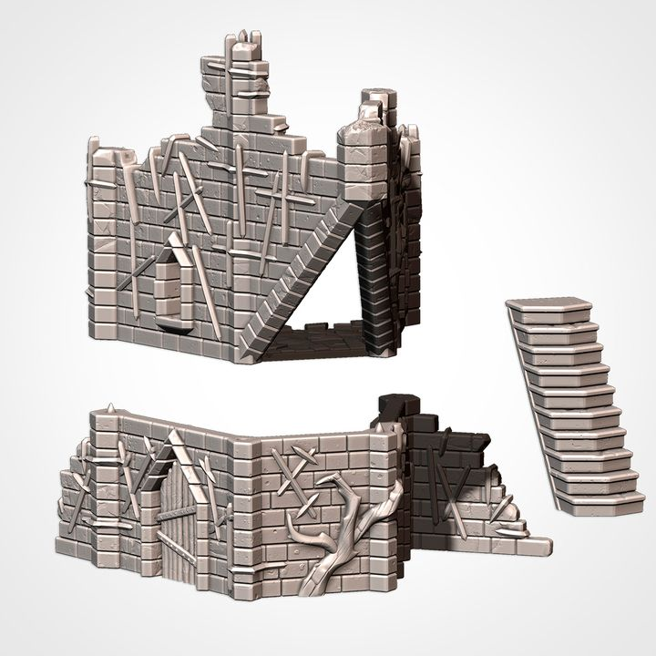 Fortress Wing C, Teren Modular de Warhammer/D&D