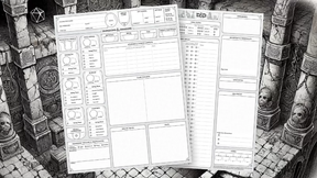 Dungeons & Dragons, Fișe de Personaj (2024)