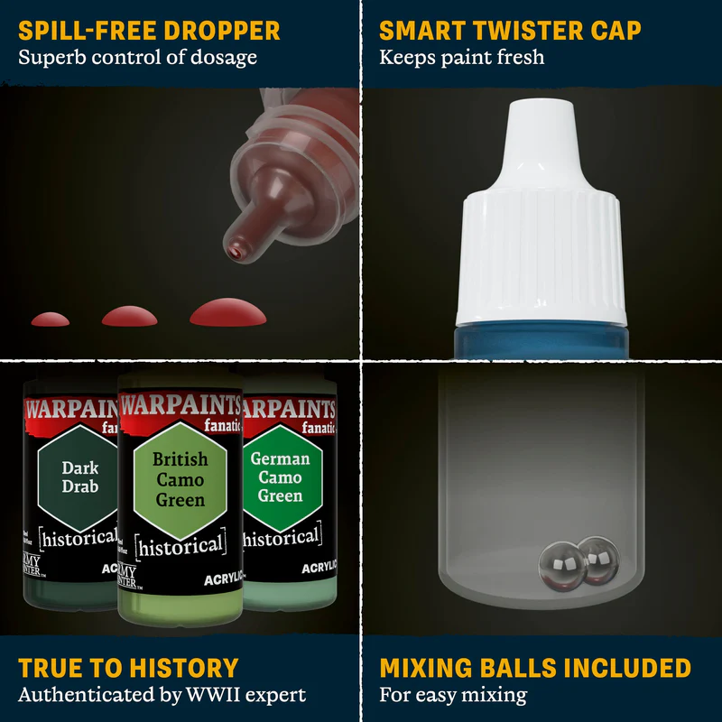 The Army Painter, Warpaints Historical WWII British Paint Set