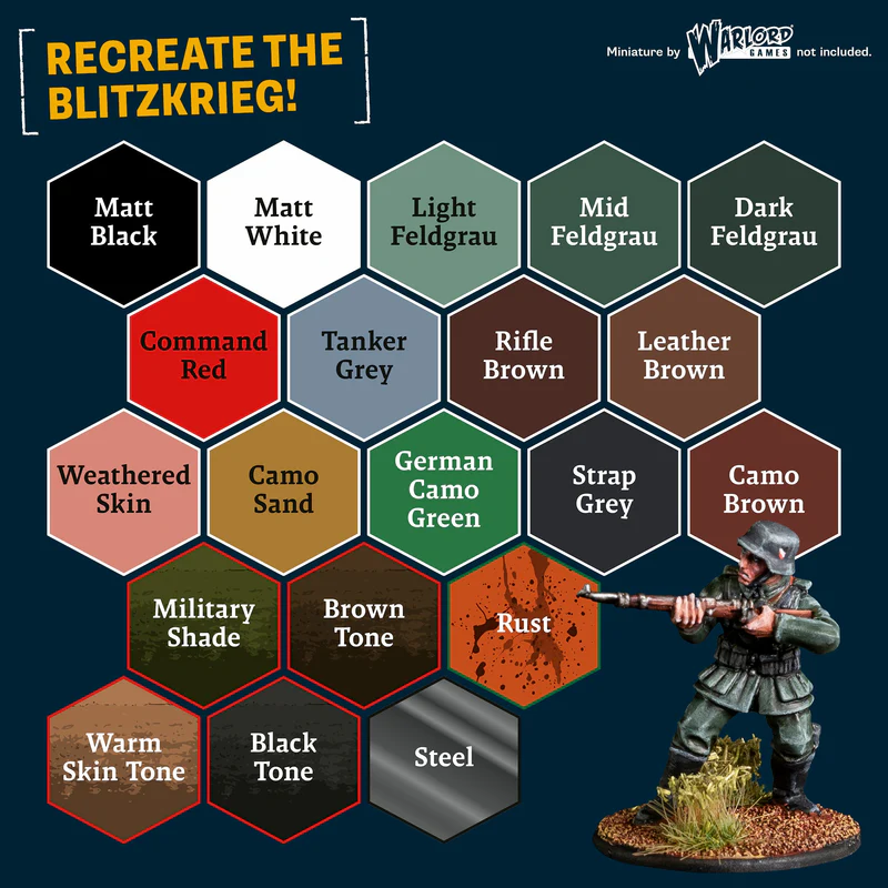 The Army Painter, Warpaints Historical WWIIGerman Paint Set