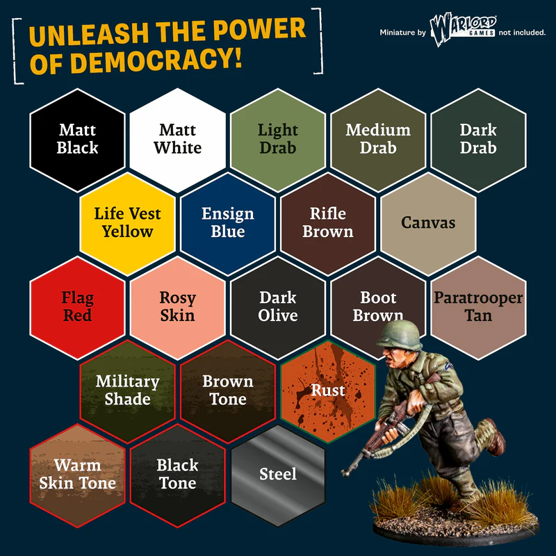 The Army Painter, Warpaints Historical WWII American Paint Set