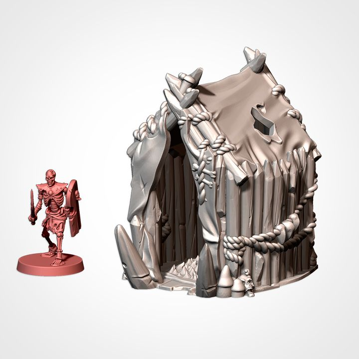 Goblin Camp, Prisoner's Tent, Fantasy Terrain