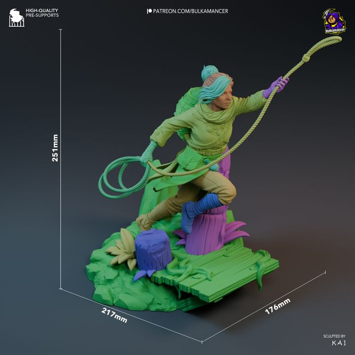 Zoe, Dragon Wrangler, Figurine/Statue