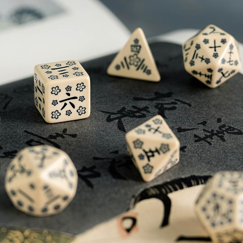Japanese Dice Set: Last Words Stone
