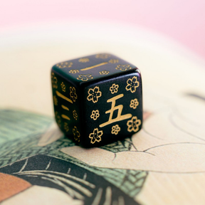Japanese Dice Set: Deep Night Firefly