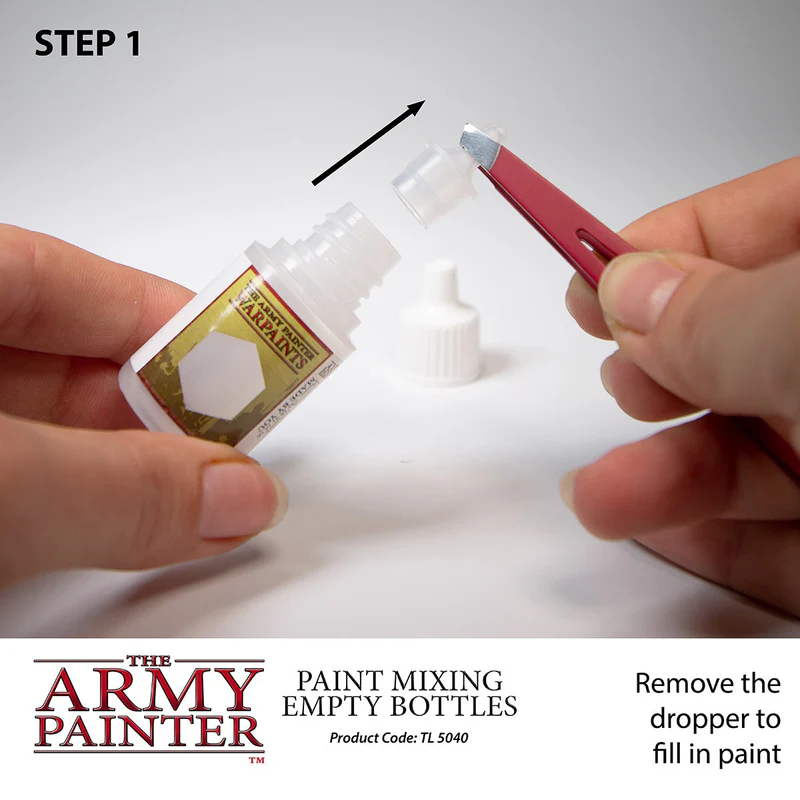 Paint Mixing Empty Bottles, The Army Painter