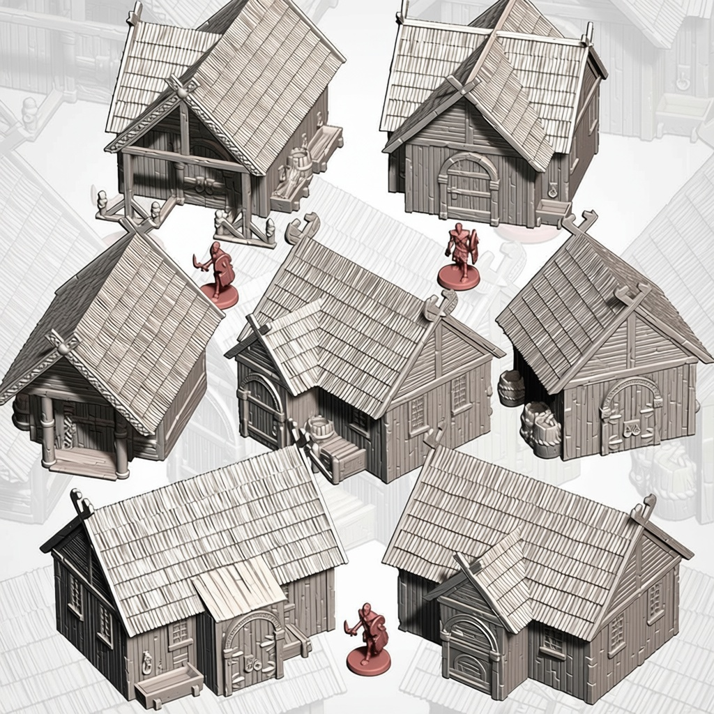 Village of Middle Earth, Fantasy Terrain Bundle